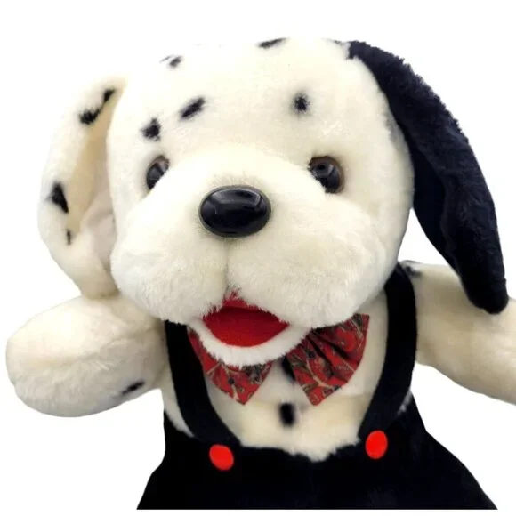 Vintage 1980s Brooklyn Doll & Toy Dalmatian Stuffed Plush Puppy Dog 15" - Picture 4 of 9